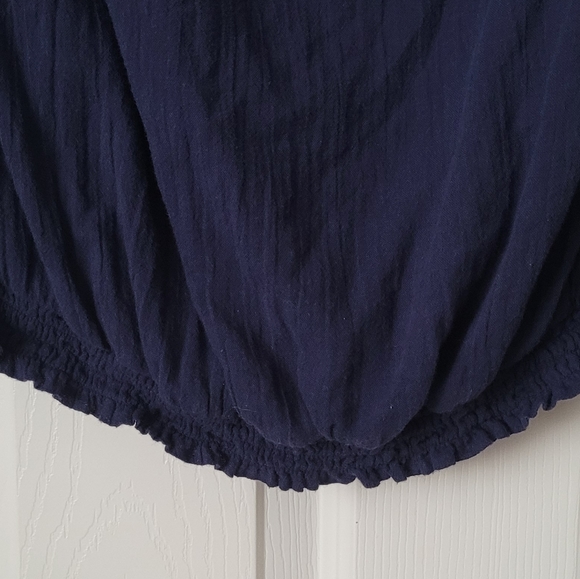 Aerie Navy Off-the-shoulder Top - Picture 2 of 7
